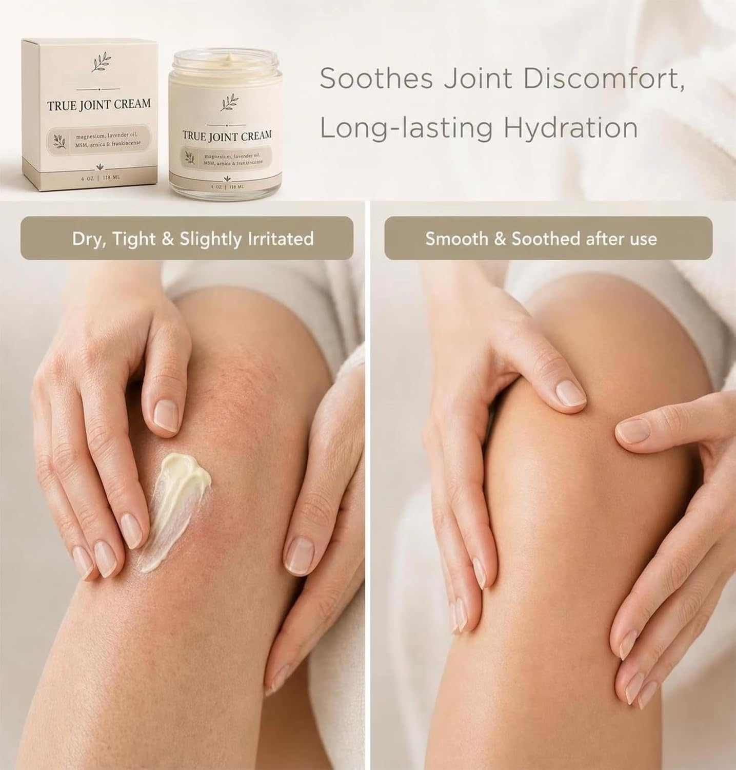 True Joint Cream – 4-in-1 MSM Cream for Joint Pain with Magnesium,Arnica, Lavender & Frankincense,Non-Greasy Massage (1) — Amazon image 7