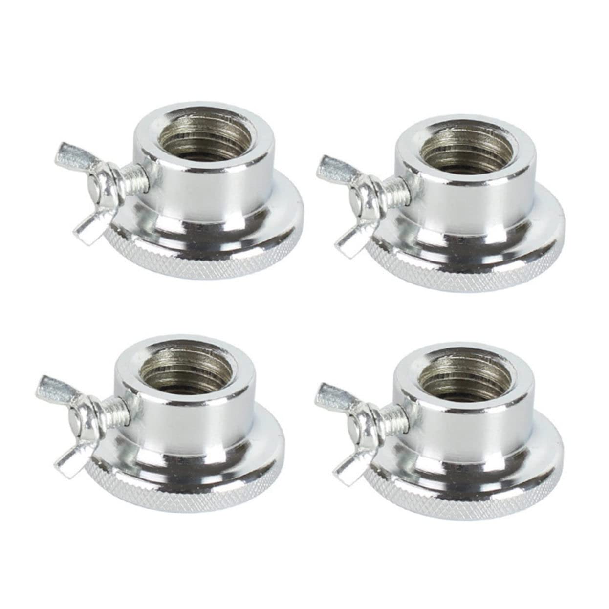 MUCKLILY Double Lock Barbell Lock Collars Dumbbell Nuts Iron Material Plating Process Shiny Solid Thickened