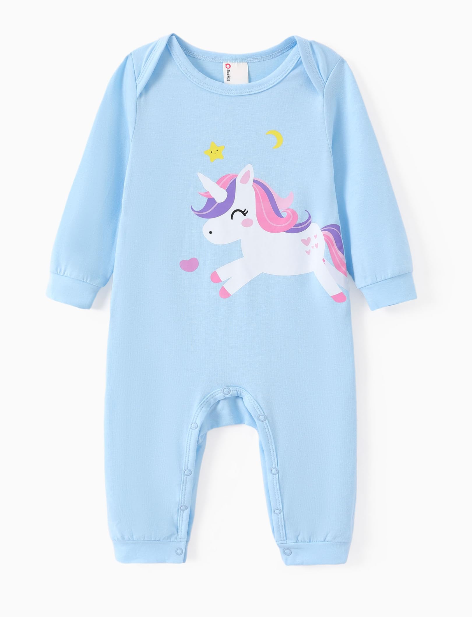 PATPAT Pagliaccetti per Bambino Cotone Morbido con Maniche Lunghe e Senza Piedi, Onesie Neonato Personalizzati per Maschi e Femmine, Tutine Neonato 0-3 Mesi, Body Lungo, Regalo Neonato Maschio