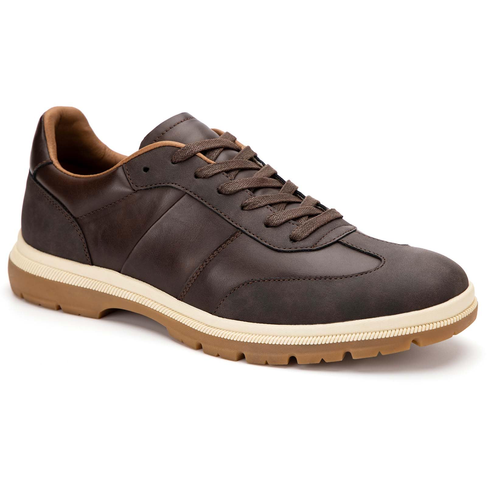 Meijiana Leather Mens Shoes - Fashion Casual Business and Formal Dress Sneakers - Slip-Resistant Mens Dress Shoes -