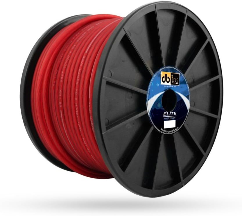 DB Link STPW8R250Z 8-Gauge 250-Feet Roll Soft Touch Power Wire (Red) DB Link STPW8R250Z 8-Gauge 250-Feet Roll Soft Touch Power Wire (Red)