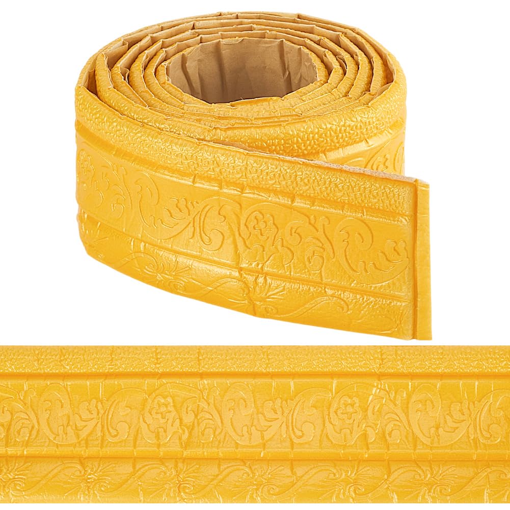Bordure de papier peint autocollant 3D flexible pour masquer les défauts