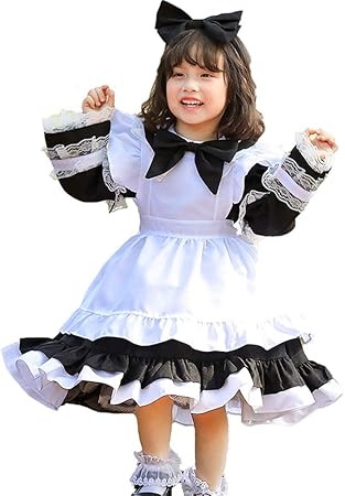 Amazon Yueei メイド服 子供 アリス ハロウィン コスプレ 仮装 女の子 ワンピース 半袖 長袖 可愛い パーティー イベント 演出服 蝶結ぶ カチューシャ 5点セット ブラック Xl キッズコスチューム おもちゃ Amazon Yueei メイド服 子供 アリス ハロウィン コスプレ 仮装 女の子 ワンピース 半袖 長袖 可愛い パーティー イベント 演出服 蝶結ぶ カチューシャ 5点セット ブラック Xl キッズコスチューム おもちゃ