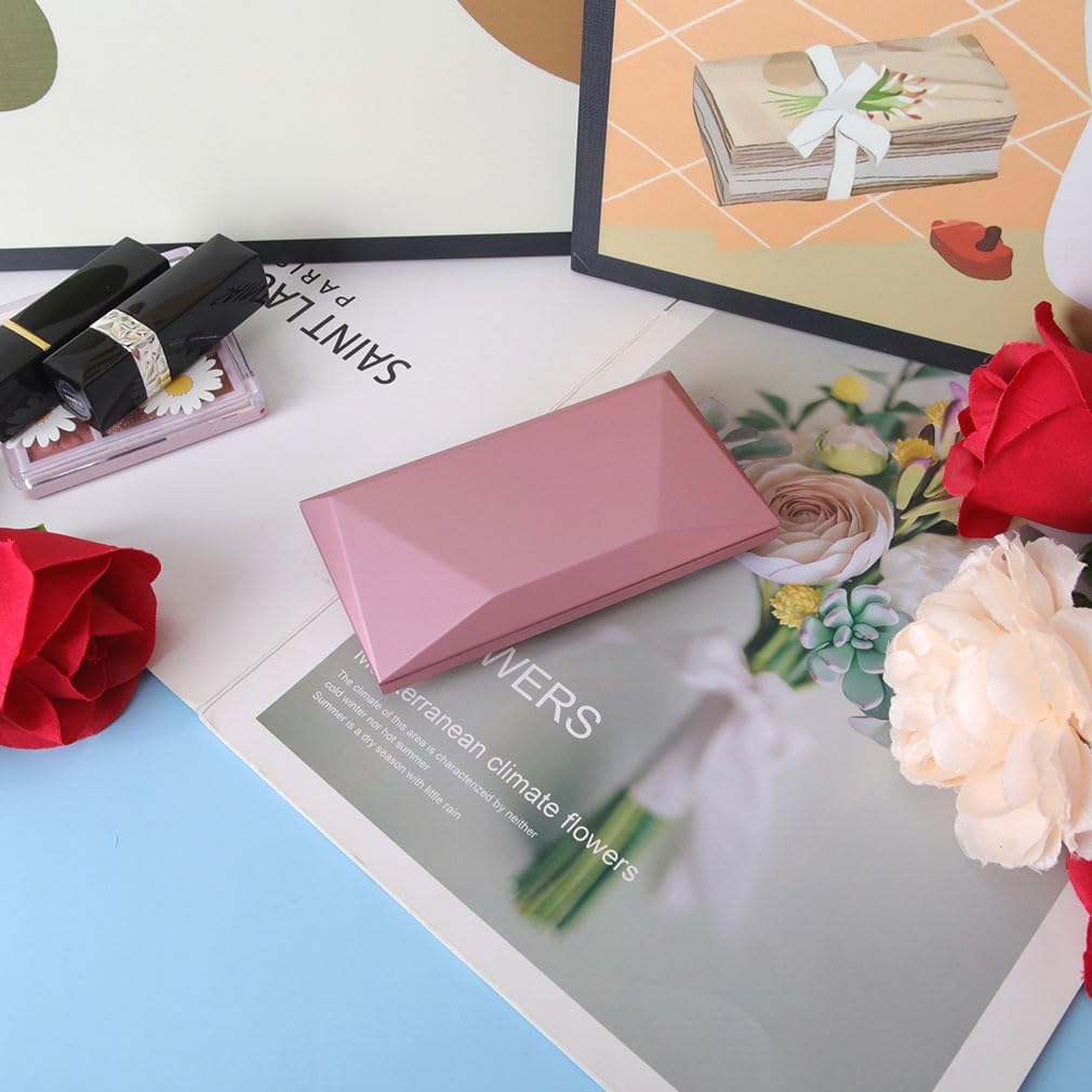 iSuperb Rose Ring Box Creative Velvet Rose Engagement Jewelry Box for Wedding Jewelry Gift Box (Pink) image 5
