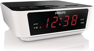 Philips UKW Radioalarm clock AJ3115 UKW white, black