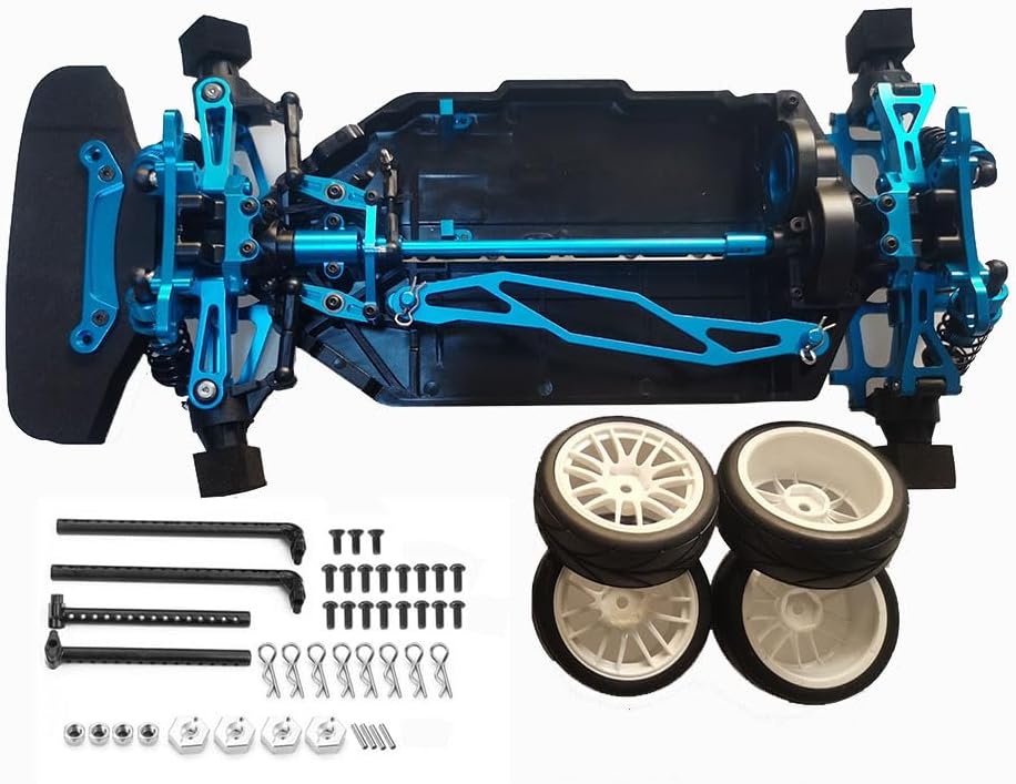 1/10 Alloy Upgrade RC Chassis Tamiya TT02 Frame Kit Shaft Drive Touring Car