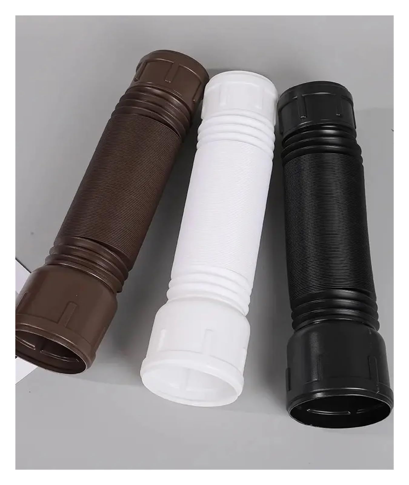 ExtensióN De CanalóN 1 Uds. Extensión de canalón de lluvia conector retráctil con tornillos extensor de drenaje Flexible tubos de canalón(White)