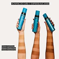 Vista 4 de St.Tropez Self Tan Express Mousse, bronceado falso de acción rápida, se desarrolla en 1-3 horas, acabado sin rayas, vegano, natural y libre