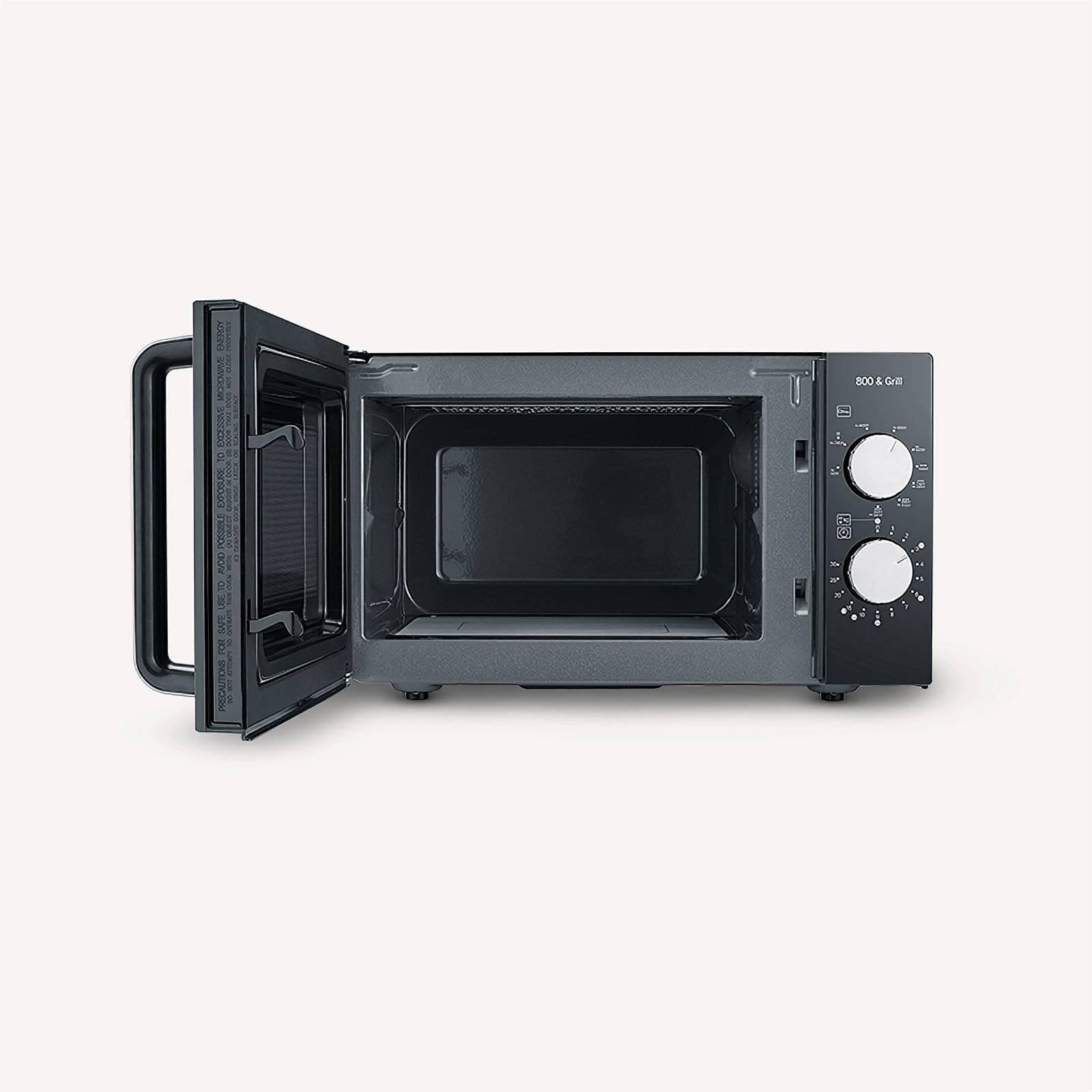 Severin MW 7762 kuchenka mikrofalowa z grillem i z dnem ceramicznym, pojemność 20 l, obsługa manualna, 9 poziomów mocy, moc 800 W
