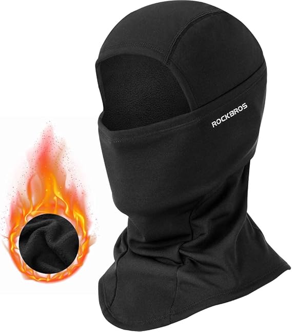 ROCKBROS Men's Balaclava Windproof Ski Mask Cold Weather Balaclava Mask Winter Thermal Hood for Skiing Cycling Helmet view 1