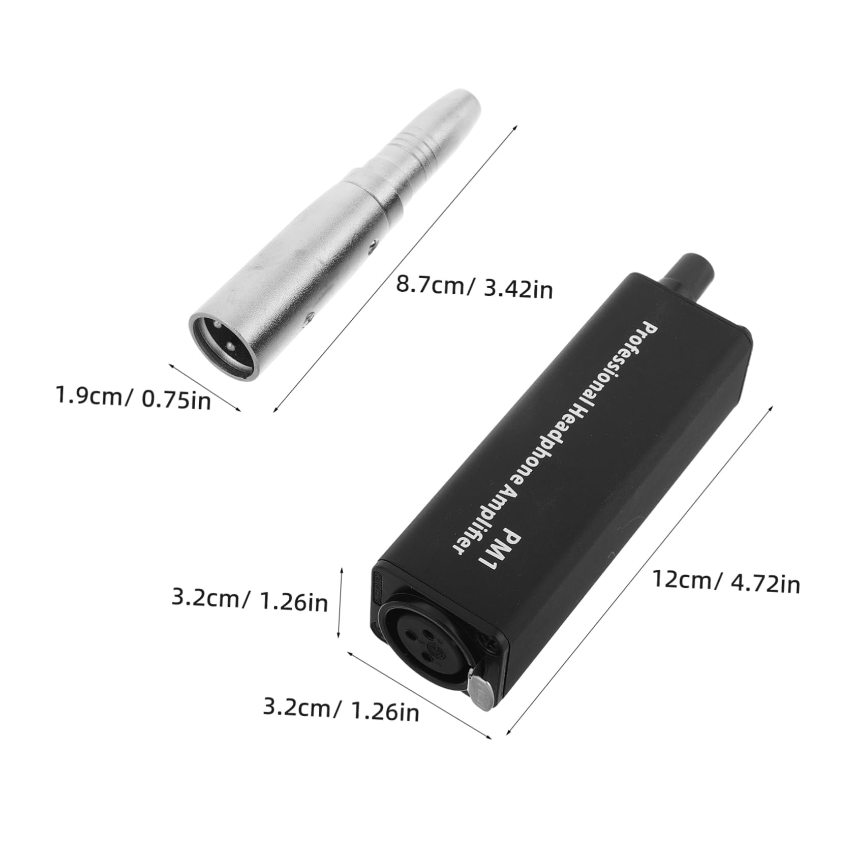 POPETPOP 1set Portable Headphone Amplifier Converter Sound Quality for Music Appreciation Recording and Live Performance Compatible Phones and Digital Players