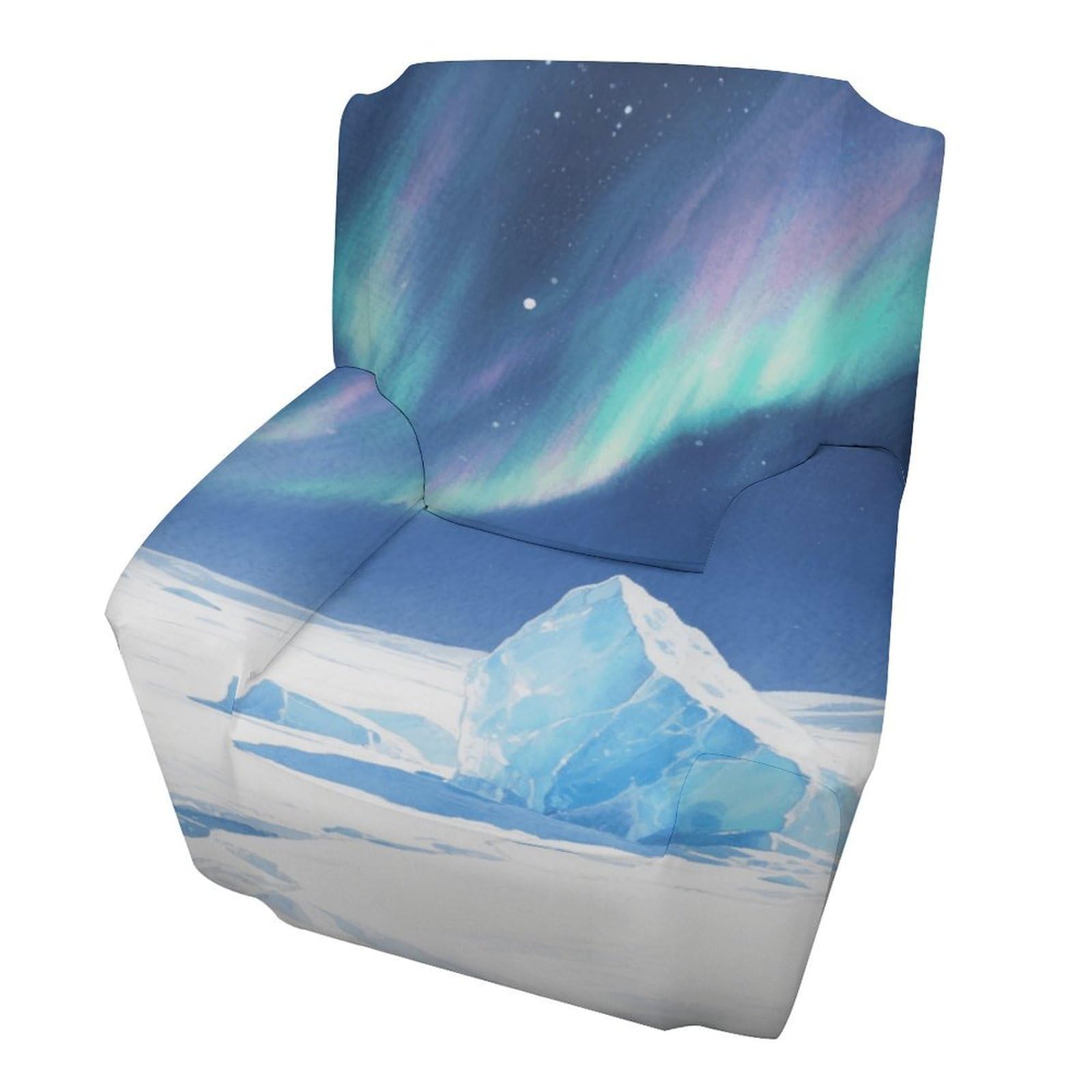 Fekiloot Style Ice Field And Aurora Couch Cover Sofa Cover Sofa Slipcover