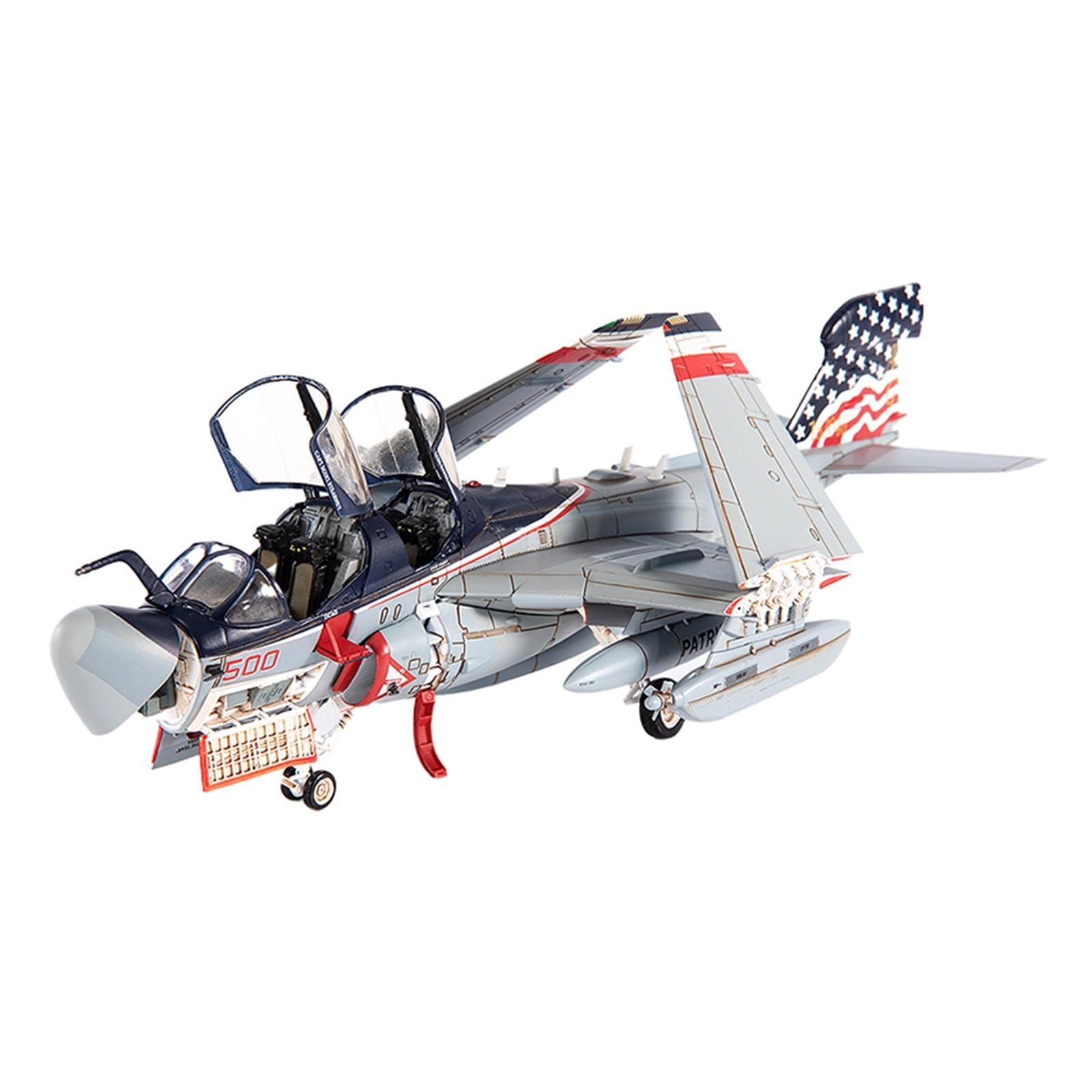 الطائرات الكلاسيكية خمر Diecast 1/72 مقياس VAQ-140 EA-6B EA6B البحرية الأمريكية هجوم إلكتروني طائرة طائرة طائرة نسخة مجسمة لعبة لجمع