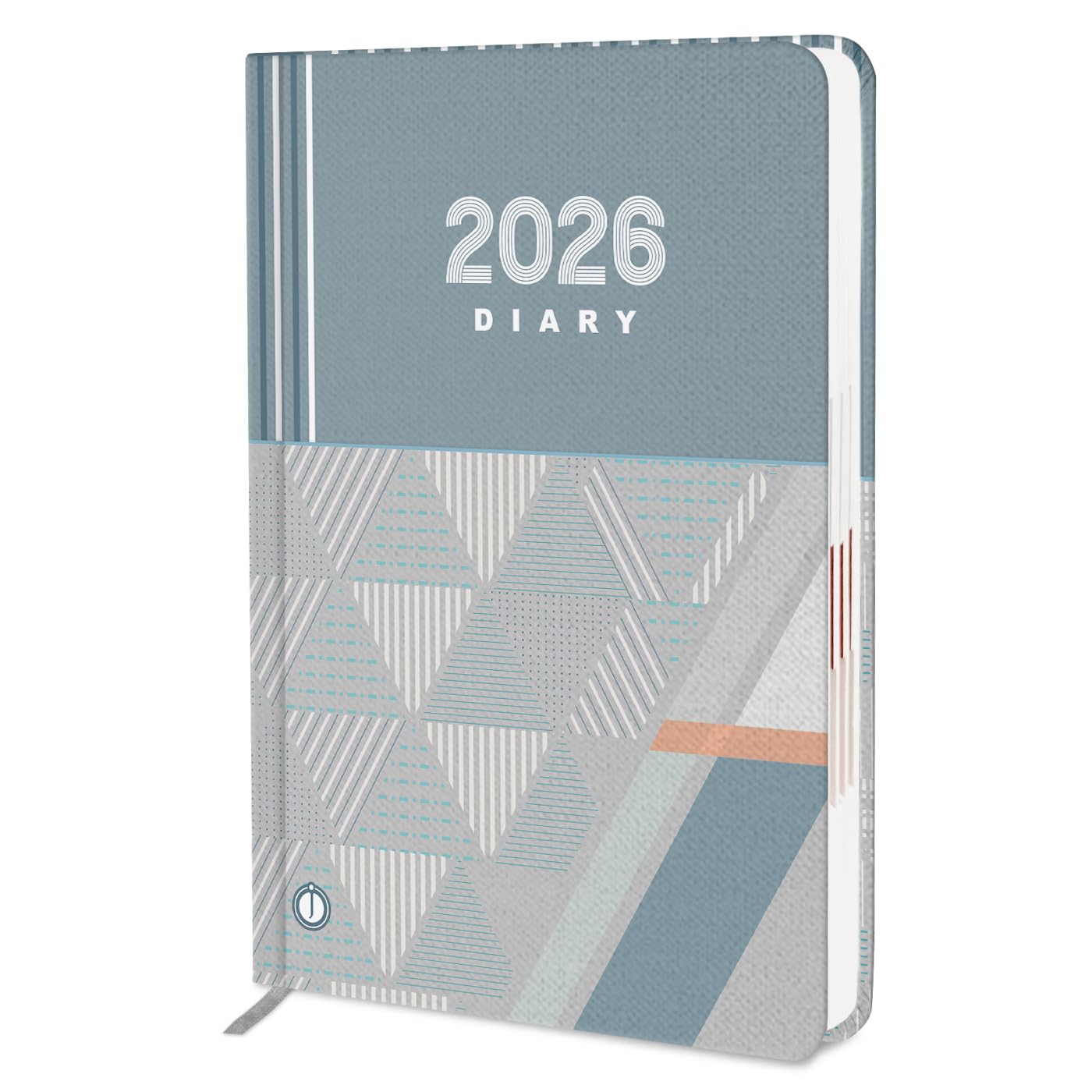 Jhingalala Diaries - Hard Bound Designer Cover Executive Diary 2026 With Monthly Planner and 365 Dates I A5 Size New Year 2026 Diary I 21 x 15 cms I 344 Pages (EDPC27)