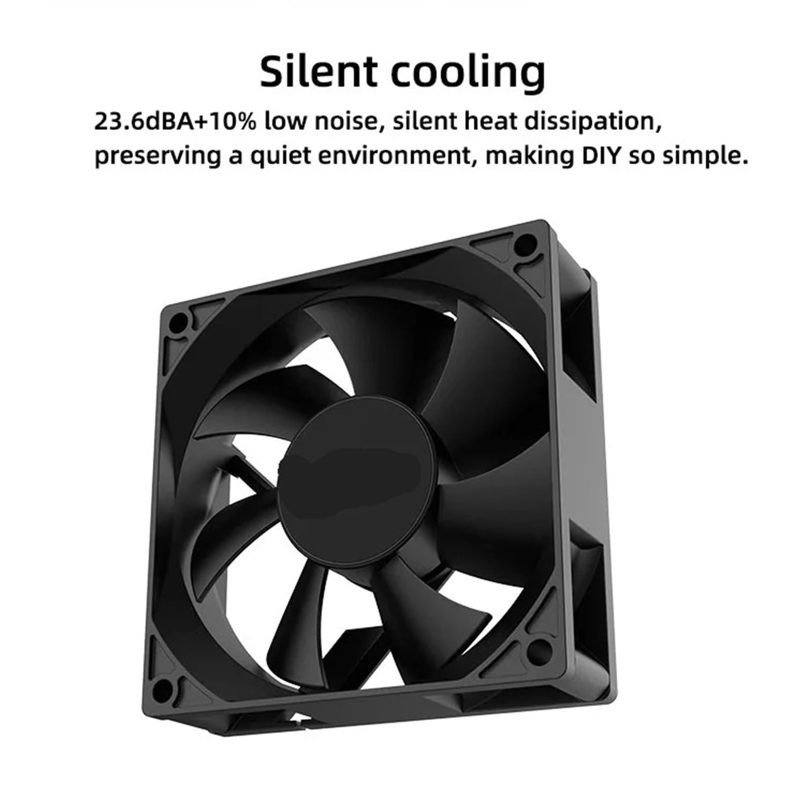 FB-80S 80X80X25MM Ventola di Raffreddamento 3PIN DC12V Silenzioso Mini Micro Ventola silenziosa for Computer 8 cm Cuscinetti Idraulici Ventola di Raffreddamento del Server | Fan