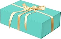 Vista 11 de Caja de regalo grande de lujo de 13.8 x 9 x 4.3 pulgadas, caja de almacenamiento con cierre magnético para caja de embalaje de lujo para el día