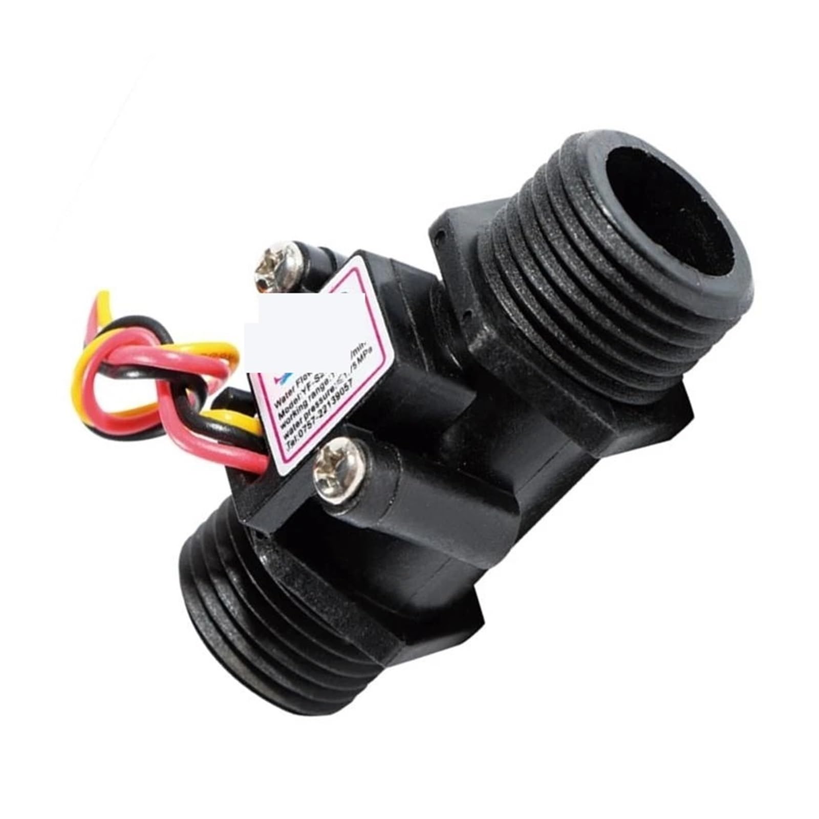 Caudalímetro de agua, Medidor De Flujo Agua 5 Piezas G1/2" Hall,Para tuberías, jardinería | Alta Precisión