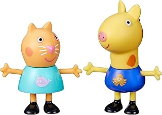 Peppa Pig Best Friends Candy Cat & Gerald Giraffe Figure Set Preschool Toy for 3 Year Old Girls and Boys from 3 Years - Assorted