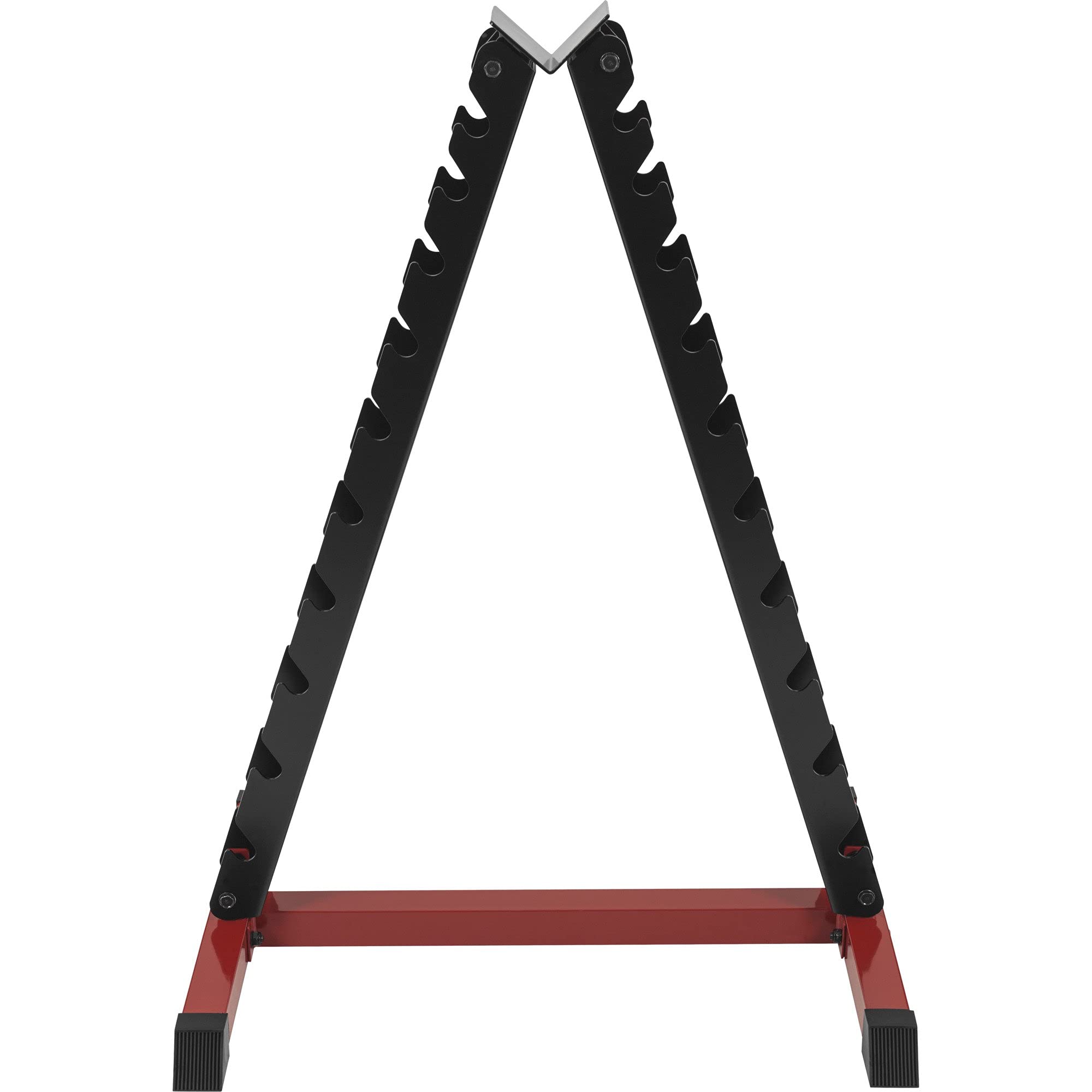 GORILLA SPORTS® Kurzhantelständer - Kurzhantel Rack mit 20 Ablage, Max. Belastbarkeit 150 kg, Schwarz - Gewichteständer, Hantelablage, Hantelständer, Hantelbaum, Fitness