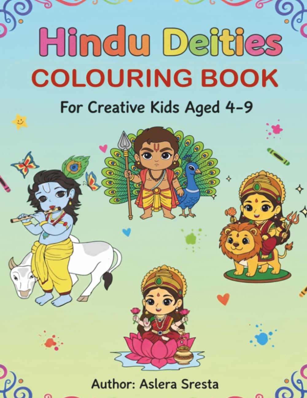 Hindu Deities Colouring Book