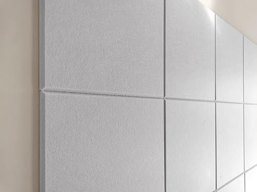 Vista 9 de Tablero de anuncios de fieltro azul de 47 x 35 pulgadas, alternativa de tablero de anuncios de corcho grande para oficina, hogar y aula, azulejos