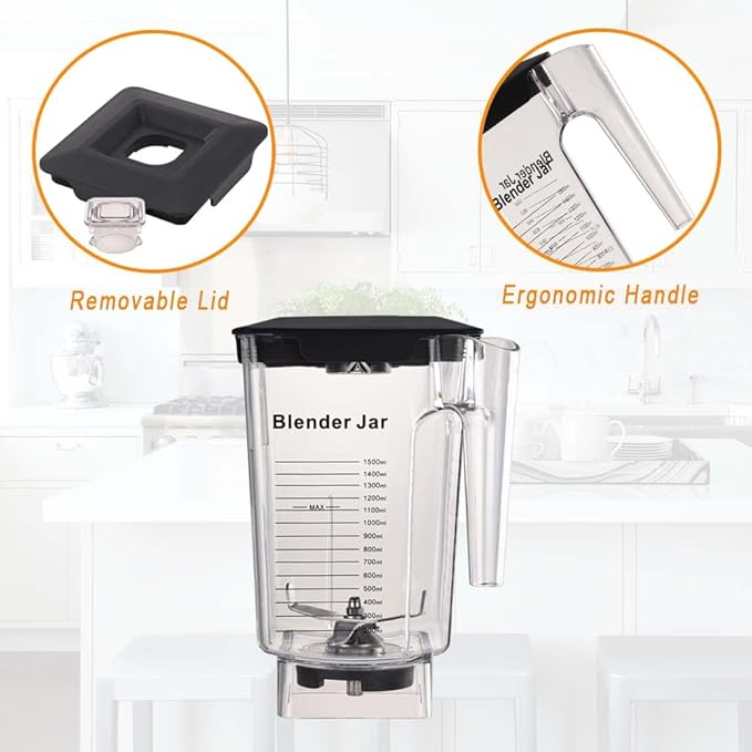 Jarra WildSide+ 90oz para licuadoras Blendtec, compatible con múltiples series miniatura 5