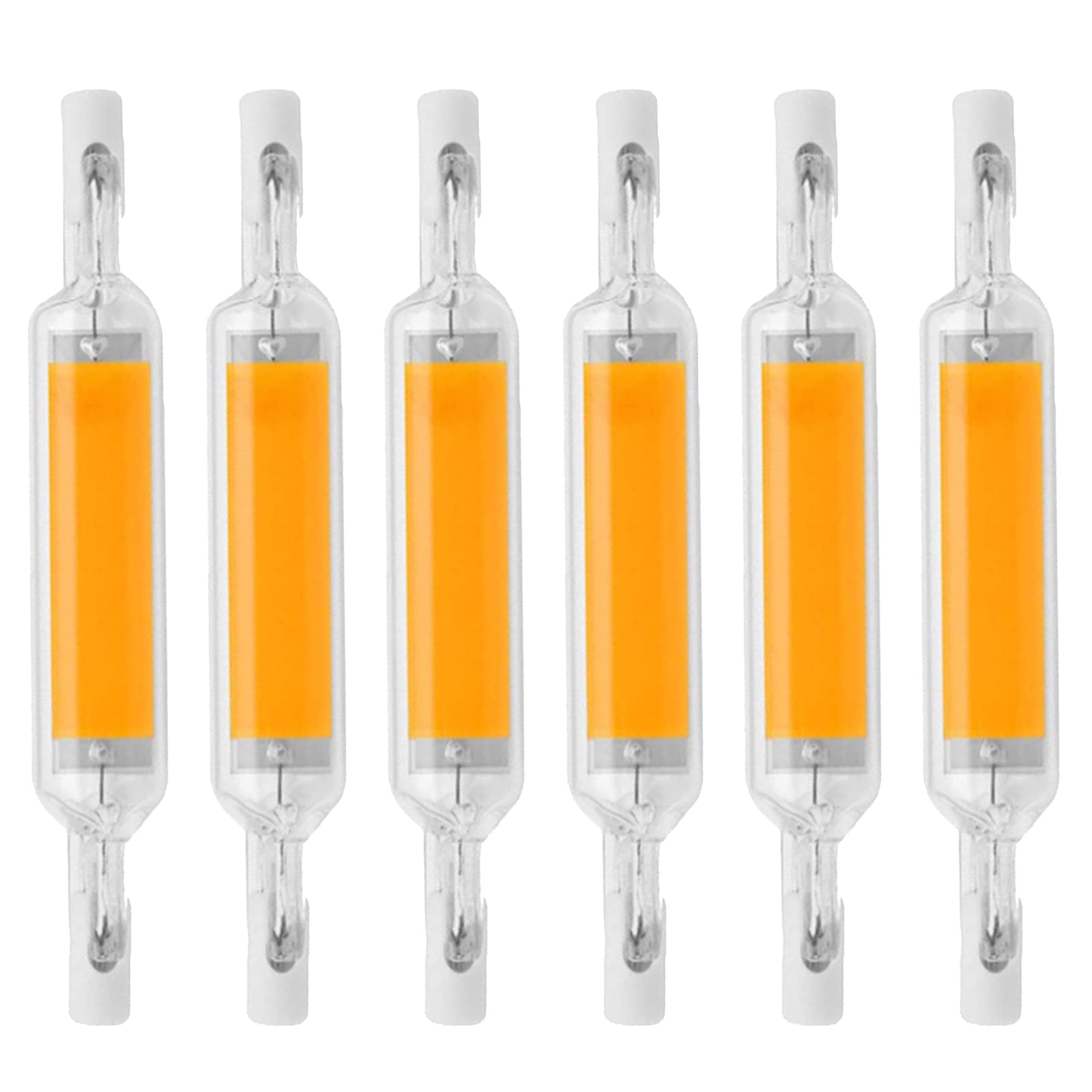 UYBAG 10W R7S 78mm LED Bulb Dimmable R7S J78 Linear Reflector Bulb Equivalent 100W R7S LED Halogen Bulb AC 230V COB LED R7S Lamp Base Floodlight, 360°Beam Angle