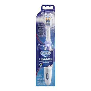 Oral-B 3D White Action Power Toothbrush, 1 Count (Colors May
