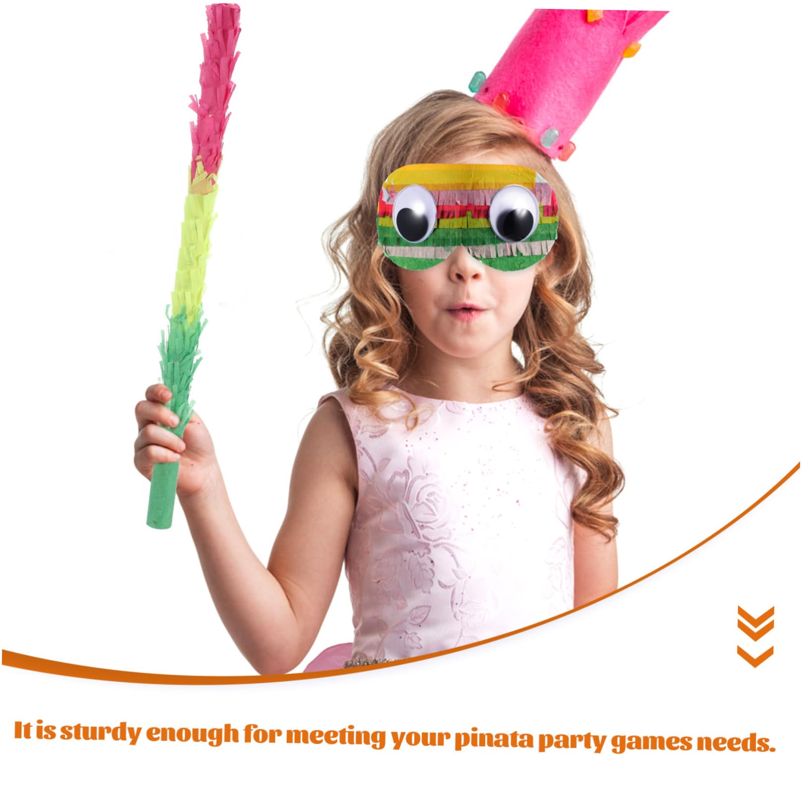 Set Di Giocattoli Per Pinata Maschera Per Occhi Multicolore Bastoncini Per Feste Di Compleanno E Carnevale Accessori Per Feste Di Vacanza