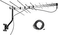 McDuory Outdoor Yagi Antenna - 150 Mile Long Range 4K/1080p HD Digital TV Antenna for Attic/Roof Mount, UHF/VHF OTA Signals