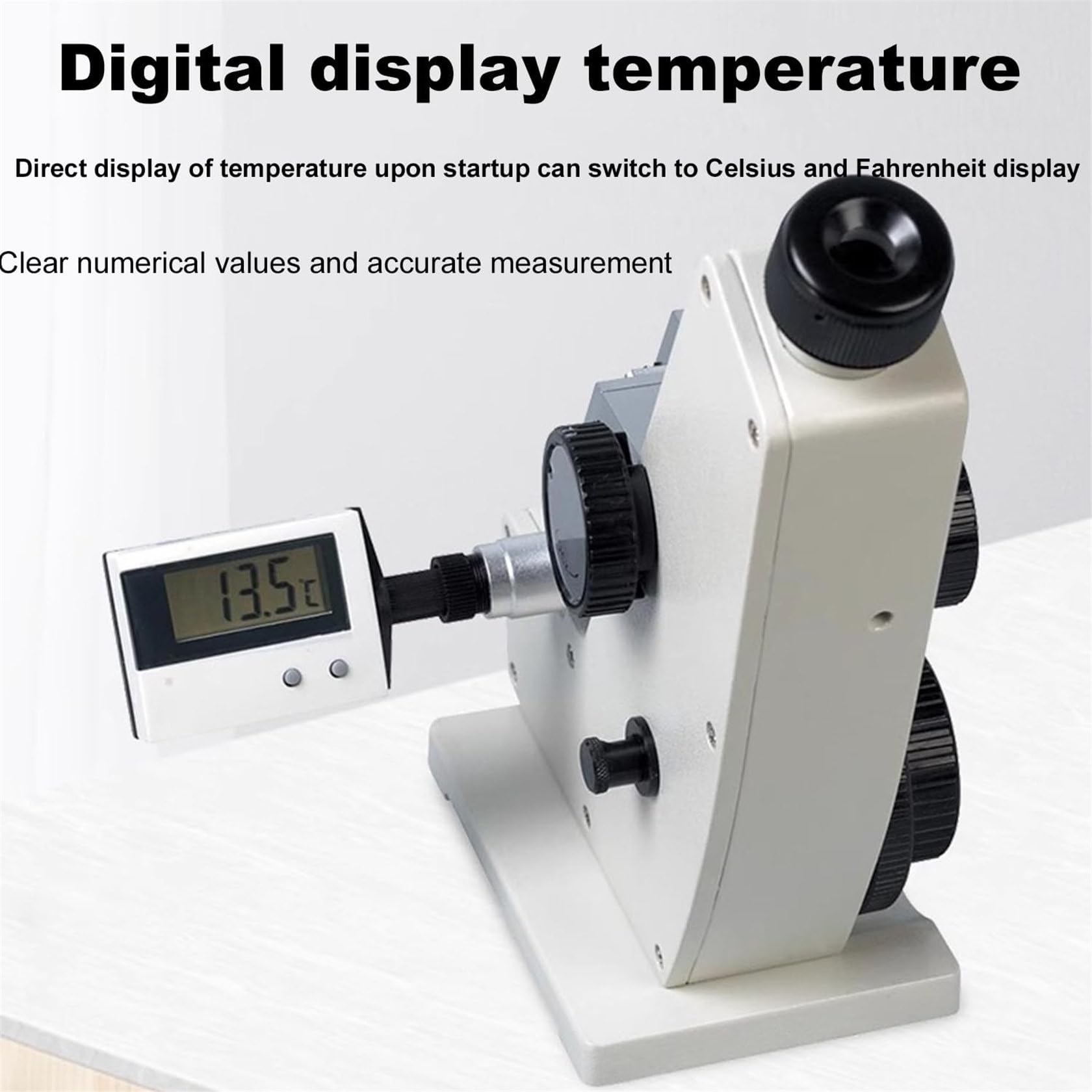 ZUMAHA RefractóMetro Abbe AutomáTico, RefractóMetro Digital Brix, íNdice De RefraccióN Nd 1,3-1,7, Brix 0-95%, Valor De DispersióN Promedio 0,0005, Equipo óPtico De Laboratorio