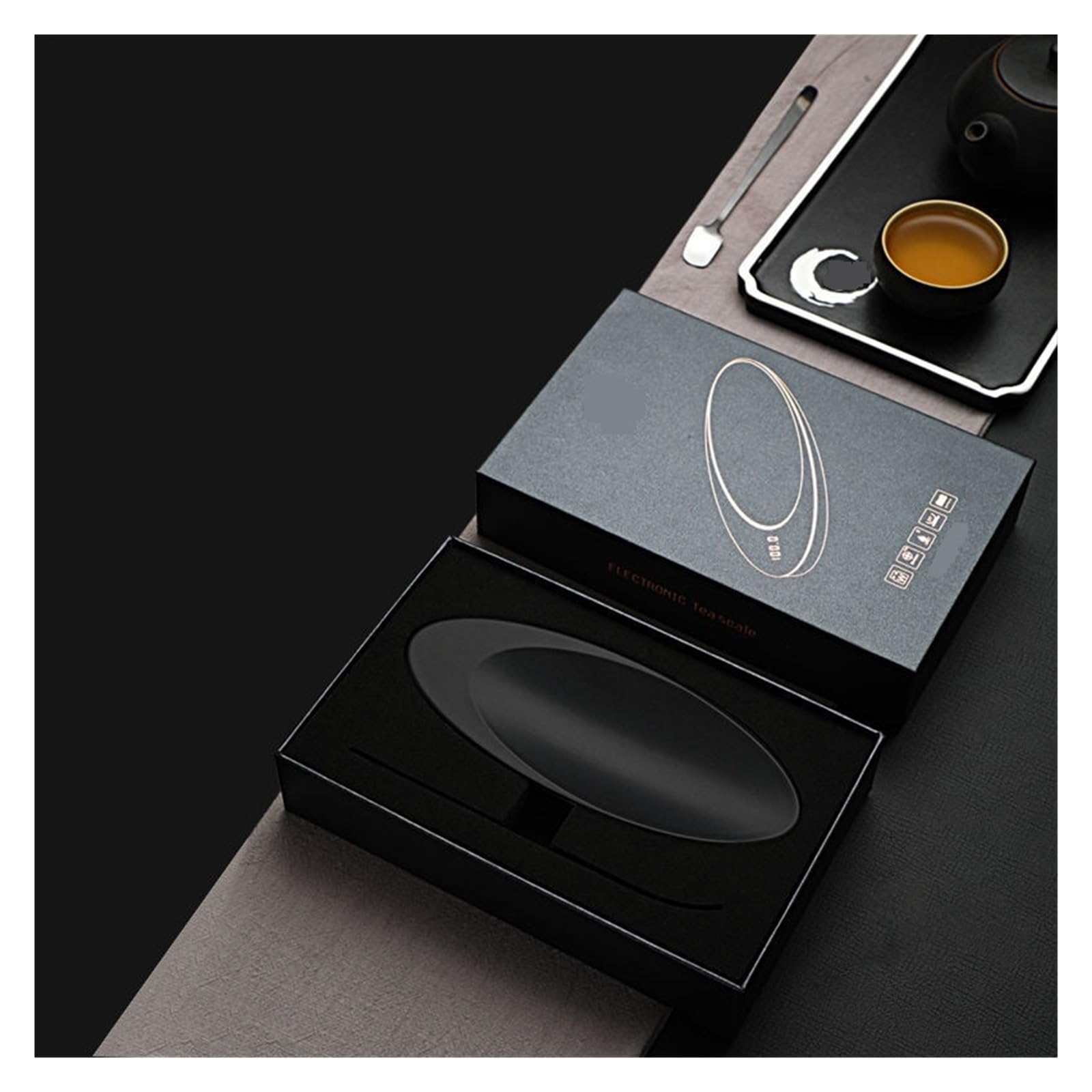 Precyzyjna Waga Cyfrowa Waga Kuchenna Elektroniczna Waga Kuchenna Kawa Sprzęt AGD Narzędzia Pomiarowe Dining Bar Home(Black)