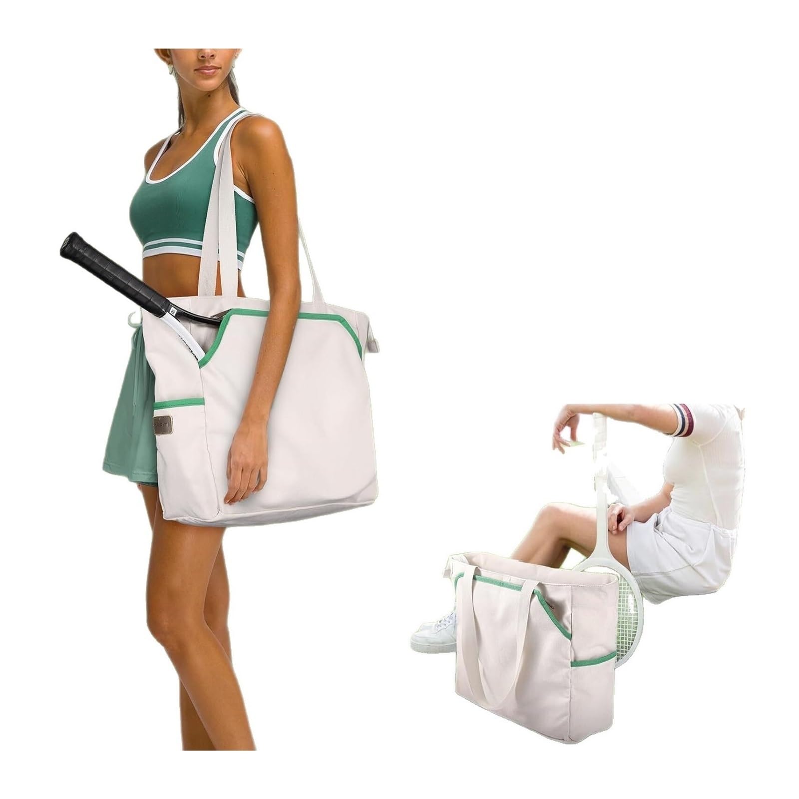 Raquetero Tenis Bolsa De Tenis, Mochila Portátil for Raqueta Deportiva Gran Capacidad, Adecuada for Almacenamiento Bádminton