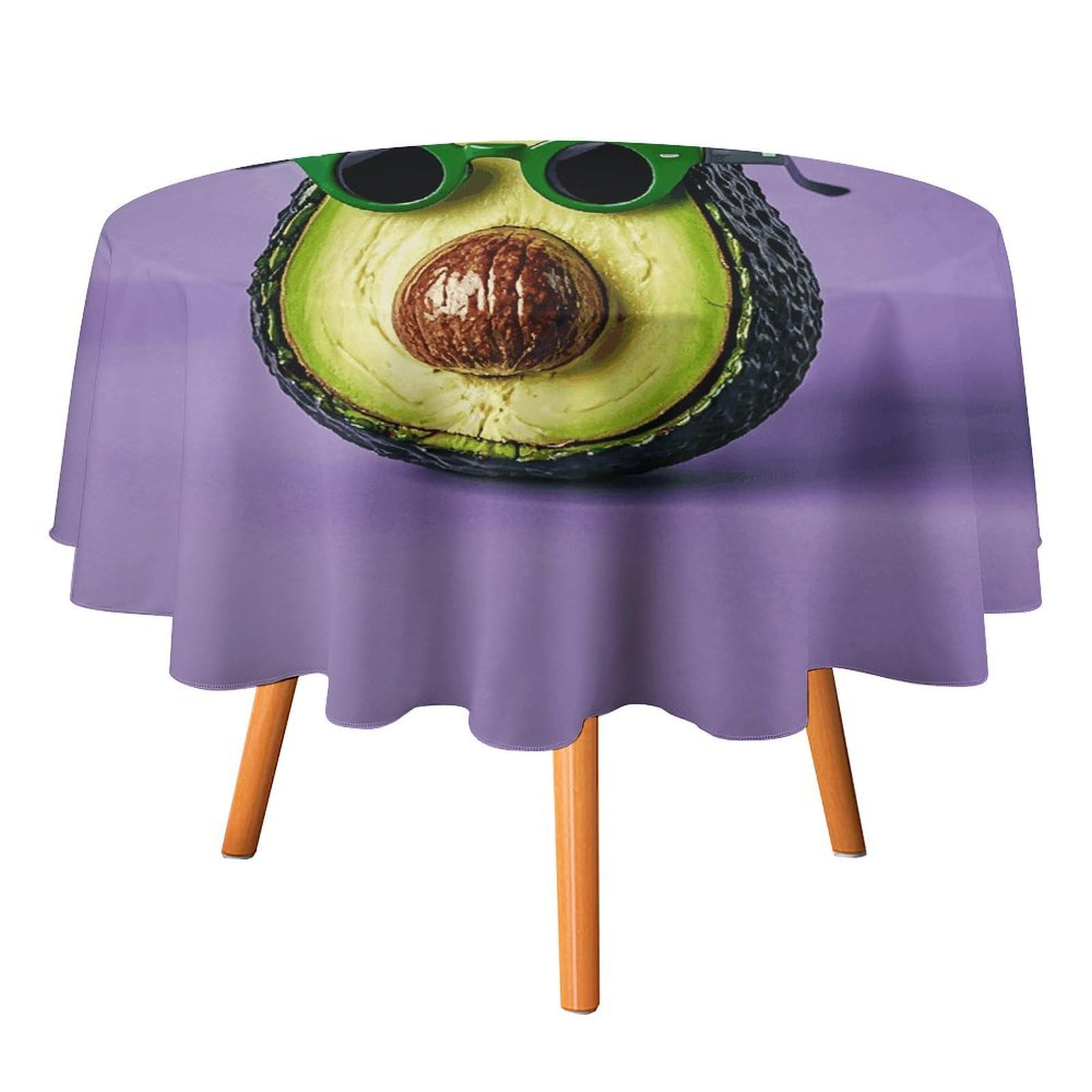 Nappe ronde facile à nettoyer contre les taches quotidiennes de la cuisine 152cm