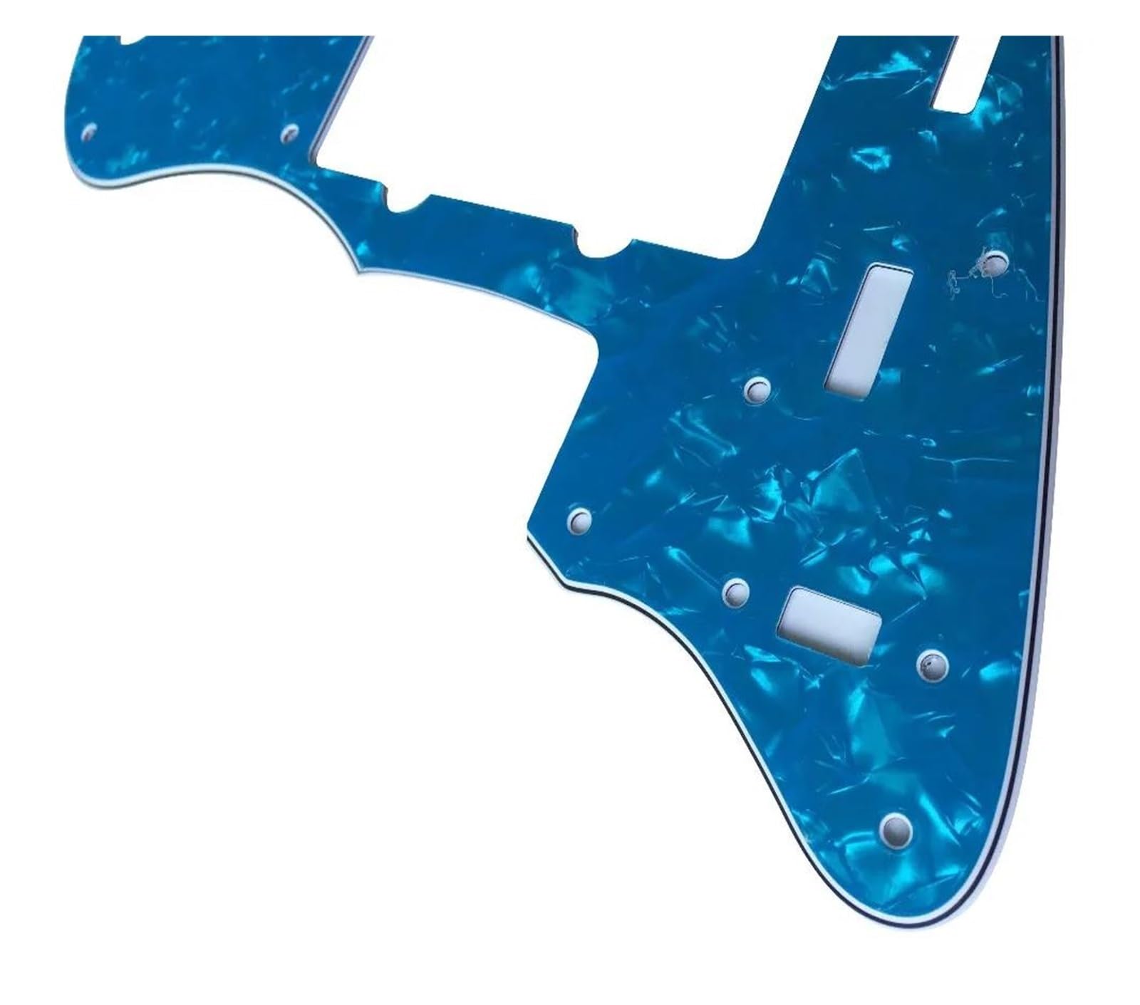maskownica do gitary Płytka ochronna na płytkę gitarową Scratch Plate - 4-warstwowa płytka ochronna na płytkę gitarową Blue Pearl