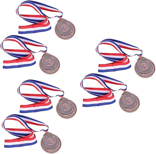 Miniatura 1 de Milisten 4 Pcs Award Medal Competition Medal Award Wheat Winner Medal Sports Medals The Medal Zinc Alloy Gold