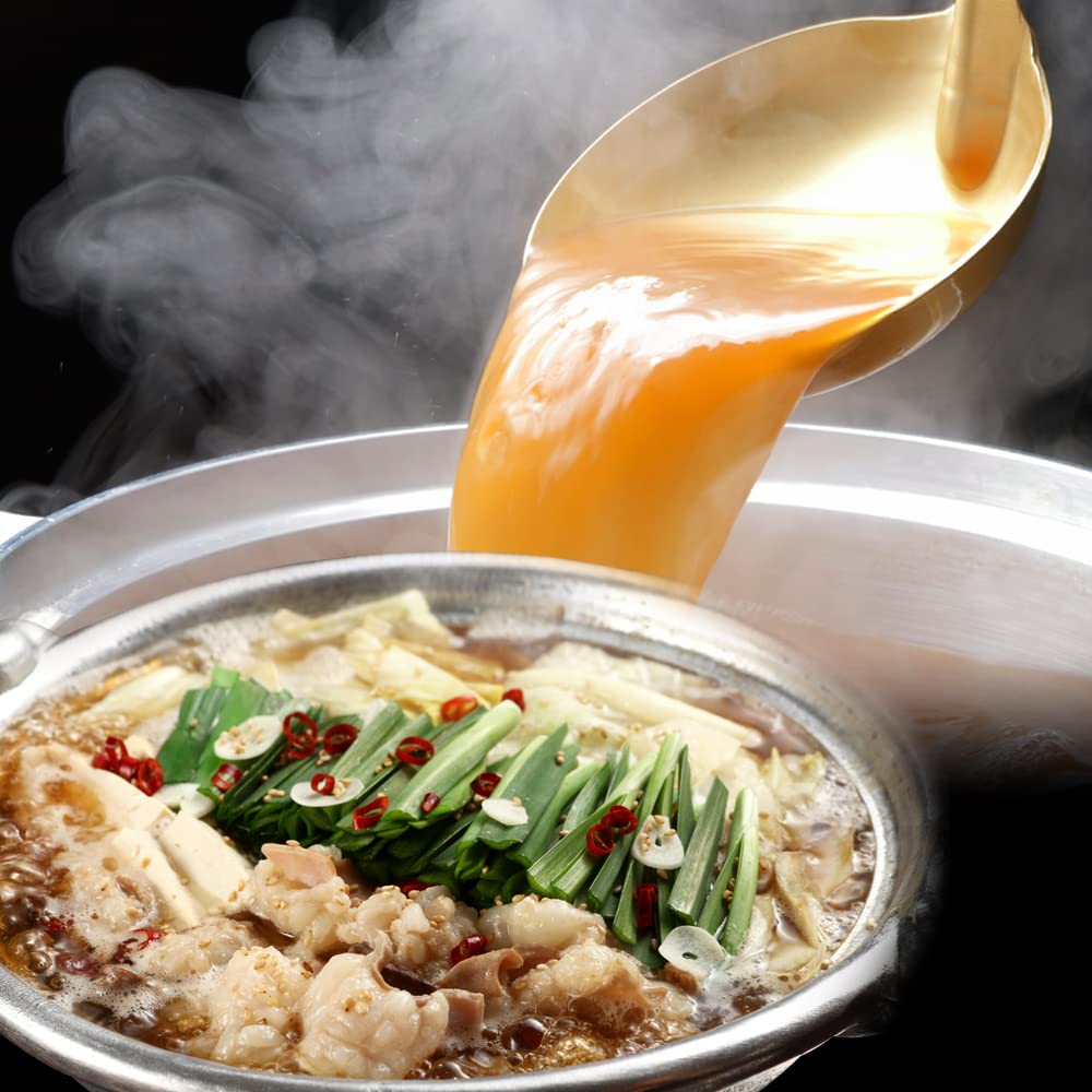 博多若杉 もつ鍋スープ お取り寄せ 単品 (明太あごだし醤油)