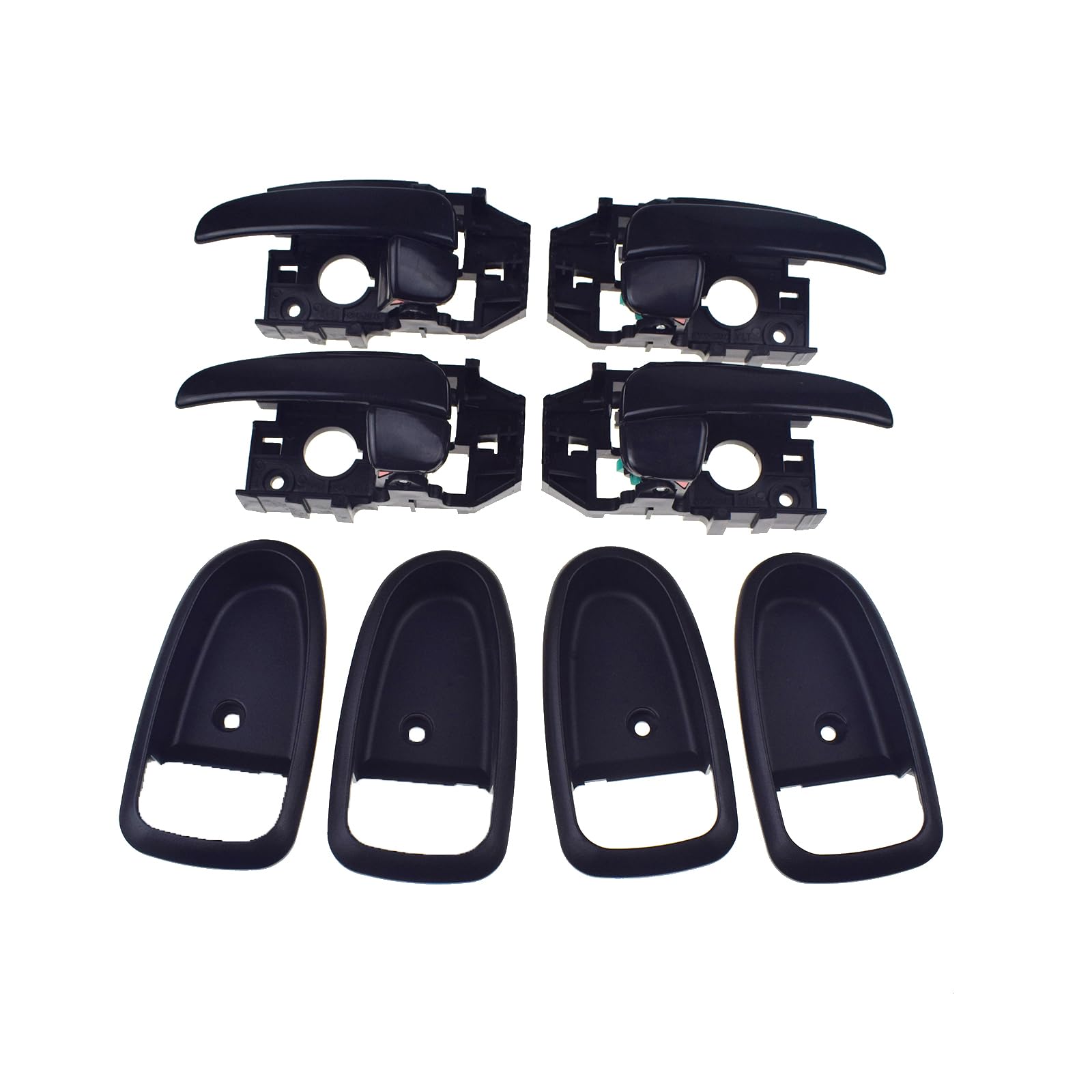 Generic 8 Pcs Set Left Right Inner Door Handles for Hyundai Elantra 2001-2006 82610-2D000 82611-2D000 82621-2D000
