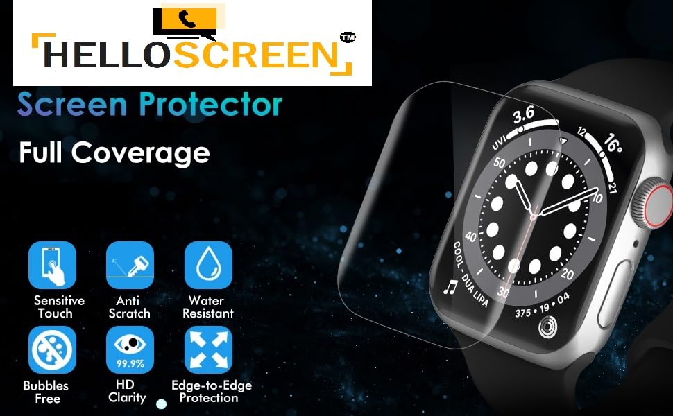 Image of 9H Screen Protector Flexible TPU Screenguard For NOISE COLORFIT HRX SPRINT [1.91 inch] Smartwatch (2 Pack) - Unbreakable Hydrogel TPU Film [ Not A Tempered Glass]