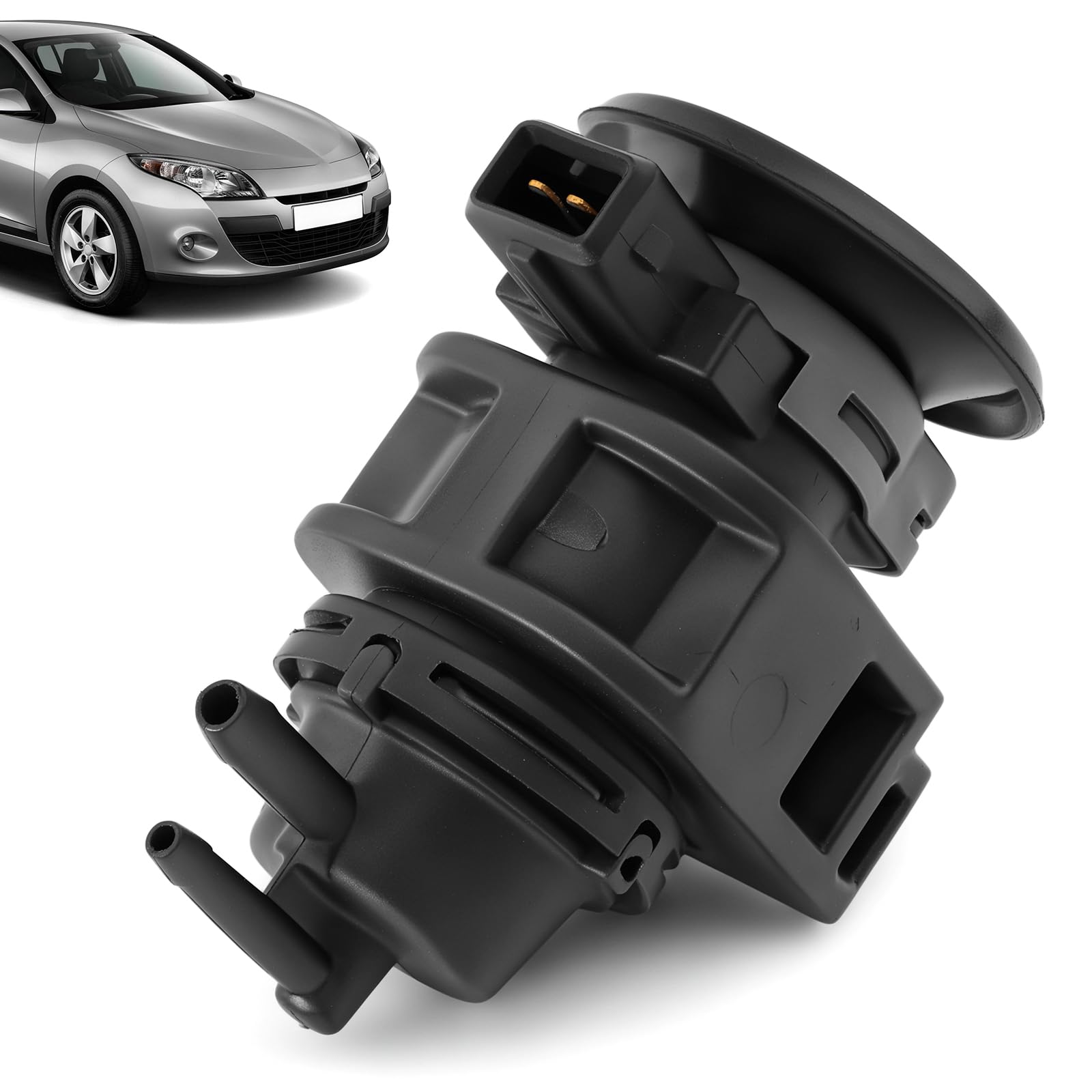 Baceyong Soupape solénoïde de pression Turbo pour contrôle de décharge de Vide 1.5 2.0 dCi compatible avec Clio Megane Twingo Scenic Kangoo Laguna Duster Sandero Logan, OE 8200661049 14956-00Q0H