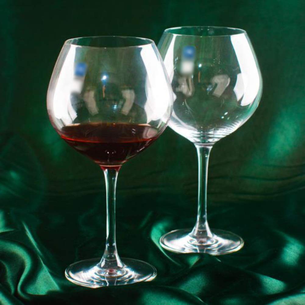 Copas de Vino de Cristal Copas de Vino Exquisita Copa de Vino Tinto Copa de Vino Fina para Fiestas, cenas, catas de Vino y Eventos Especiales Copa de Cristal (Cantidad: 2) (Multicolor)
