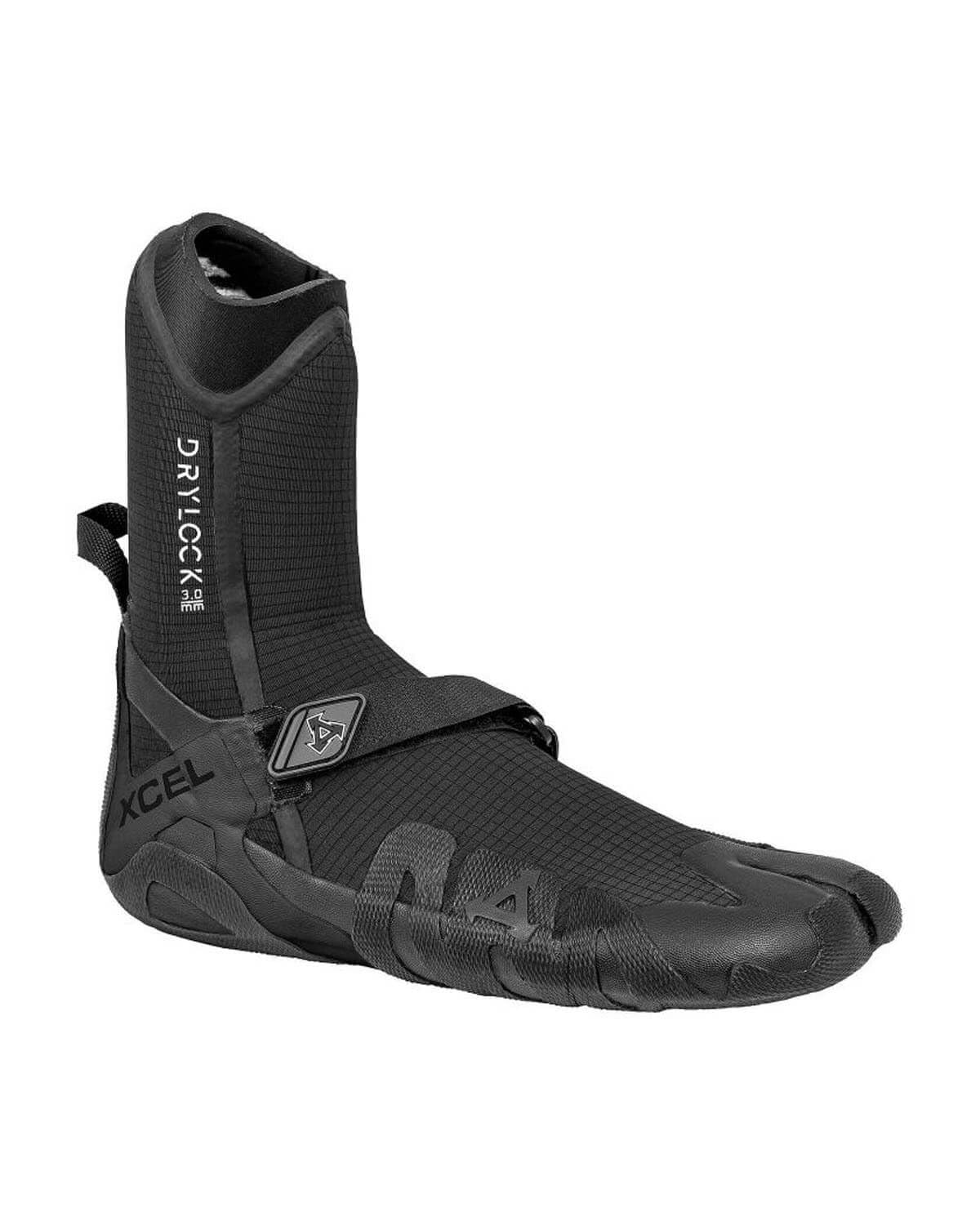 Xcel Drylock Split Toe Boot 3mm (Black / 5)