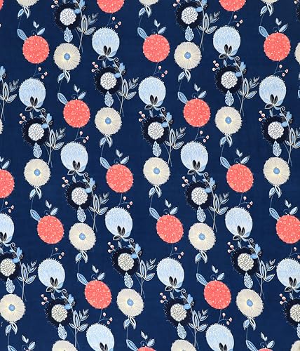 Image of DECORUM Glace Cotton Fitted 1 Bedsheet King Size (72 inchx78 inch) | All Around Elastic | Cotton Feel | 2 Pillow Covers (17 inchx27 inch) | Fits Up to 8 inch Mattress | 200-220 TC | Printed Double Bed Sheet Set