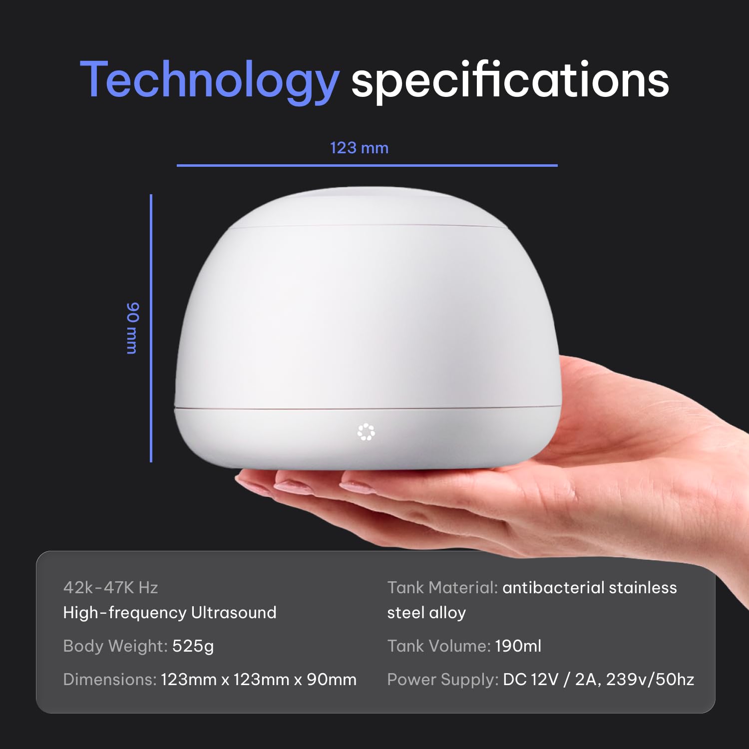 Zima Dental pod PRO | Machine de nettoyage à ultrasons avancée modulaire et multimode | Aligneur, protège-nuit, protège-dents, nettoyant pour prothèses dentaires | Approuvé FSA HSA (blanc arctique)