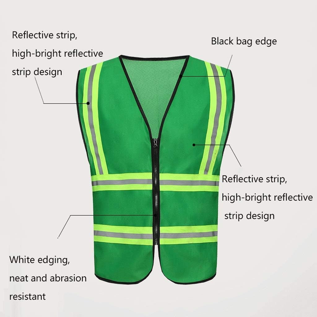 Gilet de sécurité Portable, Gilet réfléchissant ha Gilet de sécurité Gilet de sécurité léger Gilet réfléchissant en Tissu tricoté for la Course à Pied Sport Réfléchissant