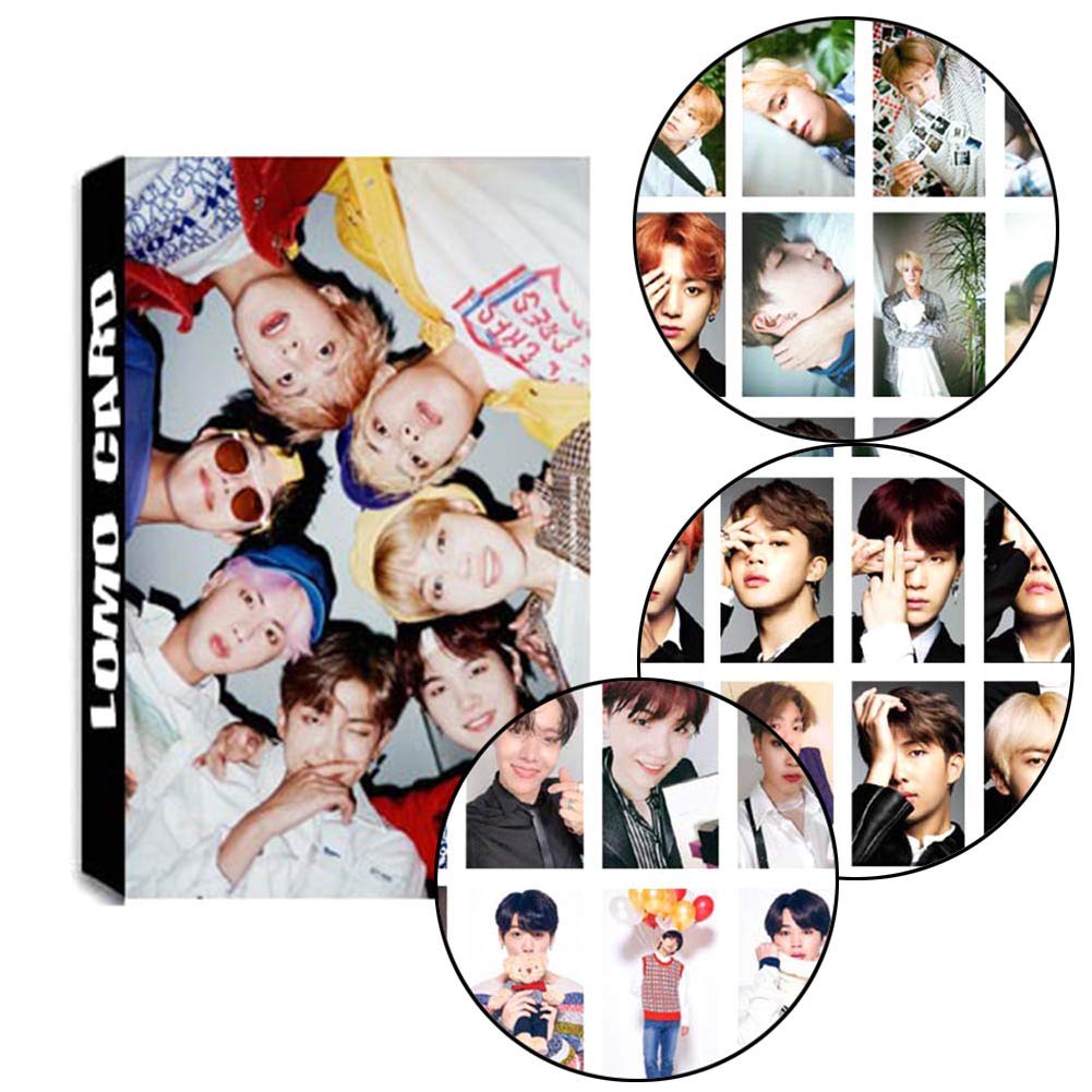 Teblacker 30 PCS/Set BTS Mini Lomo Cards, Kpop Bangtan Boys