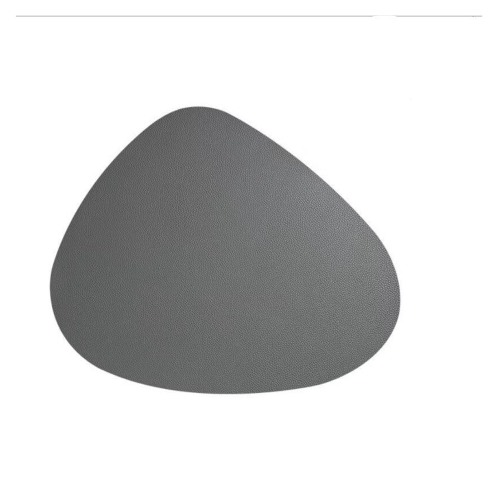 1pc PU Placemats For Table Waterproof Anti-Slip Insulation Leather Tableware Place Mats Coaster Kitchen Cup Mat(E)