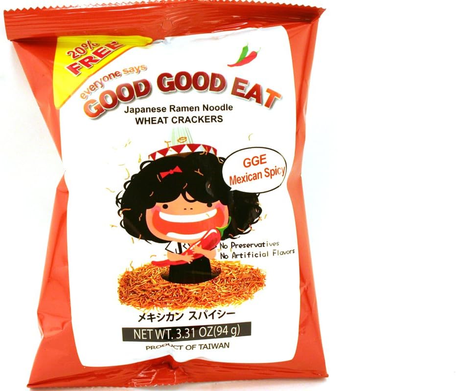 Wheat Cracker Japanese Ramen (Mexican Spicy) - 3.31oz (Pack of 6)