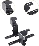 Clavier Rallonge de rail Support Monté Tirer Slider Track Slide Out Rail pour sous-plaqué d'ordinateur de bureau porte-clés, construction en acier- Réglage Jaw 4 à 7cm