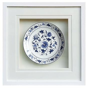 Amazon.com: ARTECORS 20×20inch bule and white porcelain wall